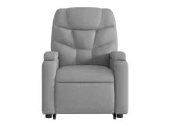 Poltrona| Poltrona elétrica reclinável massagens tecido -claro SHL451235 Cinzento