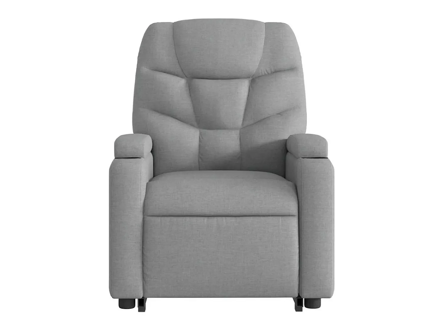 Poltrona| Poltrona elétrica reclinável massagens tecido -claro SHL451235 Cinzento