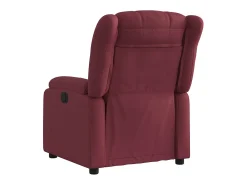 Poltrona elétrica reclinável tecido tinto SHL508845^ Poltrona