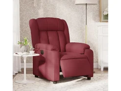 Poltrona elétrica reclinável tecido tinto SHL508845^ Poltrona