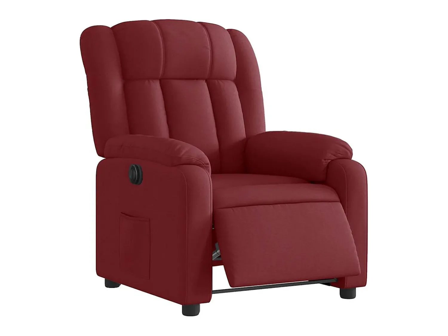 Poltrona elétrica reclinável tecido tinto SHL508845^ Poltrona