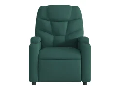 Poltrona*vidaxl Poltrona elétrica reclinável tecido -escuro Verde