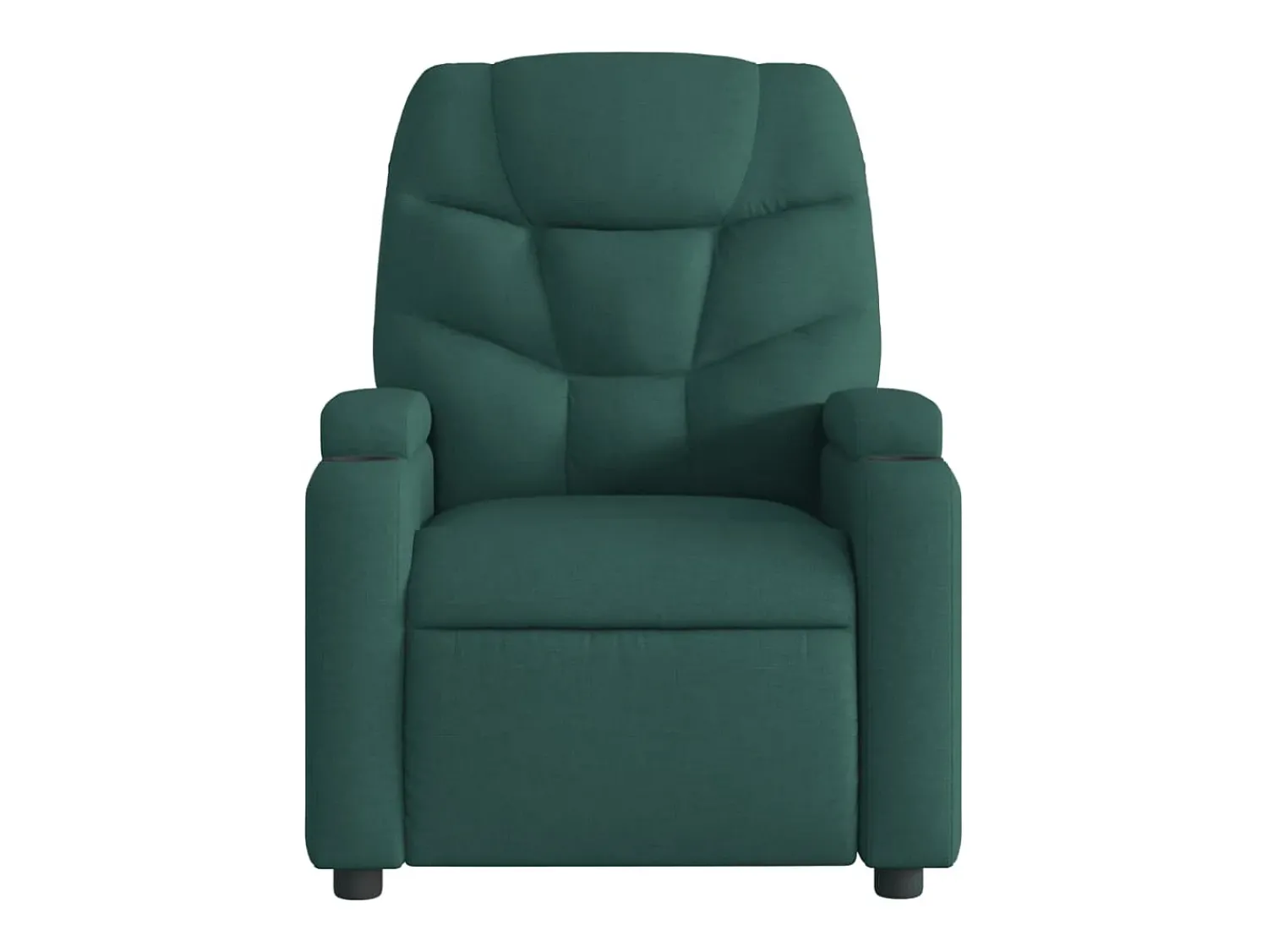 Poltrona*vidaxl Poltrona elétrica reclinável tecido -escuro Verde