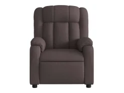 Poltrona| Poltrona elétrica reclinável tecido -escuro SHL618908 Castanho
