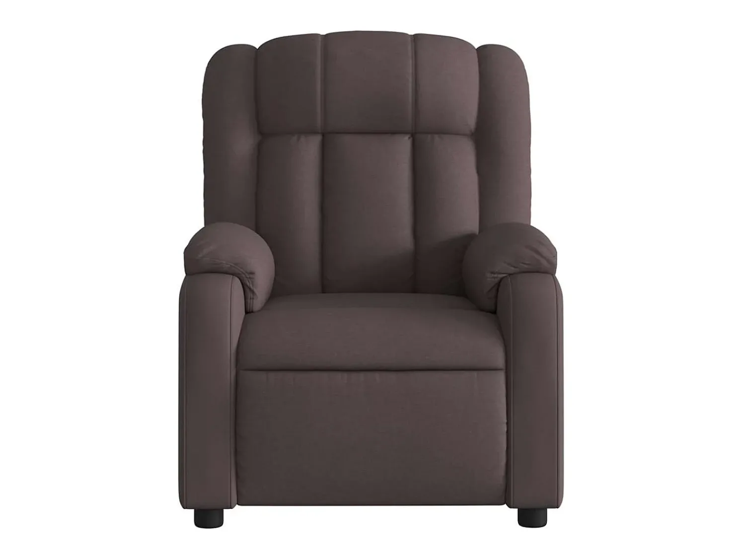 Poltrona| Poltrona elétrica reclinável tecido -escuro SHL618908 Castanho