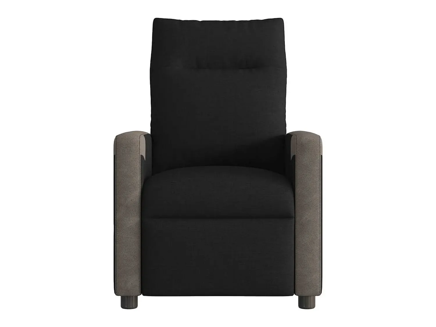Poltrona* Poltrona elétrica reclinável tecido SHL743891 Preto