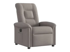 Sale Poltrona elétrica reclinável tecido cinzento-acastanhado SHL85866 Taupe