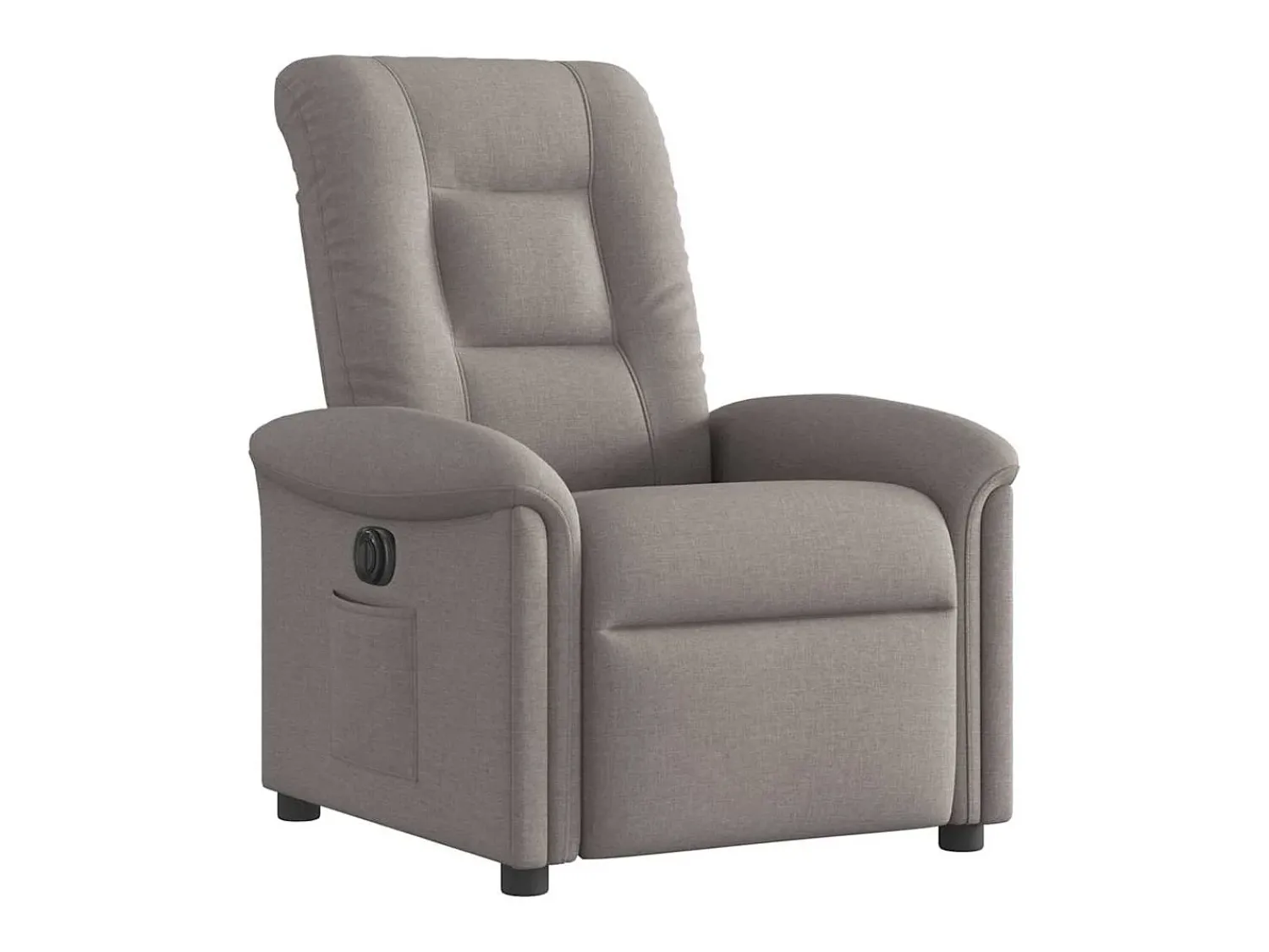 Sale Poltrona elétrica reclinável tecido cinzento-acastanhado SHL85866 Taupe