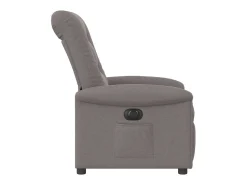 Sale Poltrona elétrica reclinável tecido cinzento-acastanhado SHL85866 Taupe