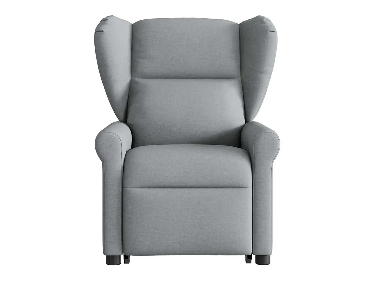 Poltrona elétrica reclinável massagens tecido -claro SHL790608^ Poltrona