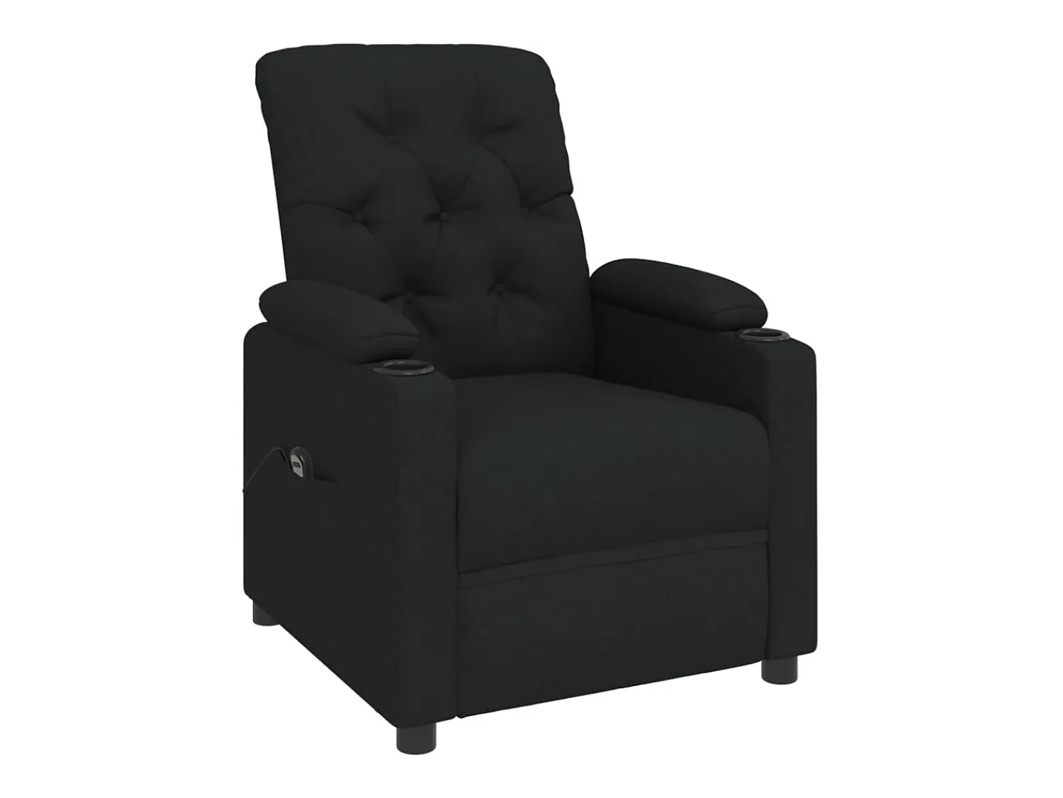 Poltrona| Poltrona elétrica reclinável tecido SHL52221 Preto