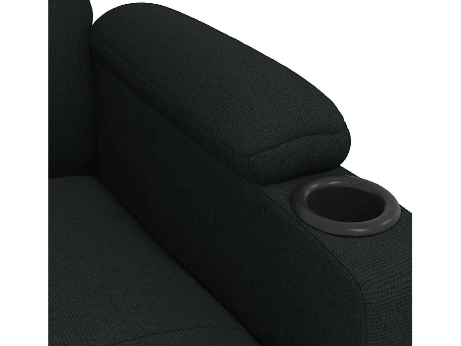 Poltrona| Poltrona elétrica reclinável tecido SHL52221 Preto