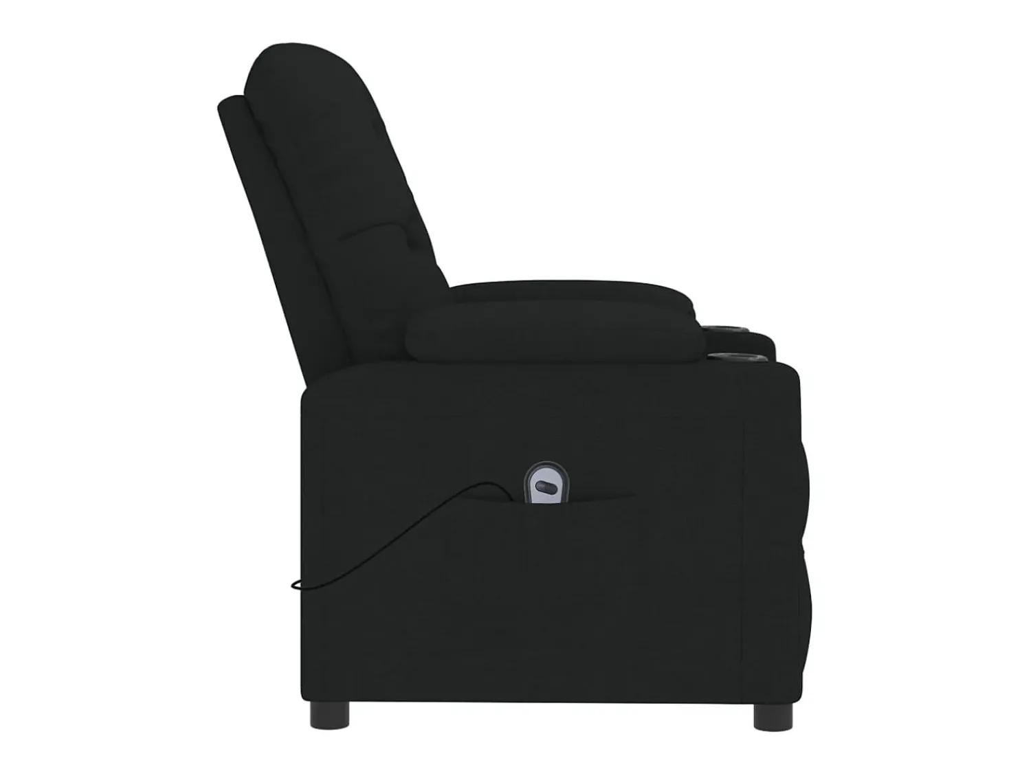 Poltrona| Poltrona elétrica reclinável tecido SHL52221 Preto