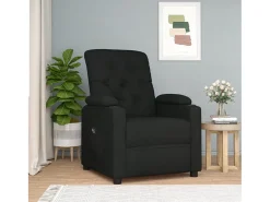 Poltrona| Poltrona elétrica reclinável tecido SHL52221 Preto