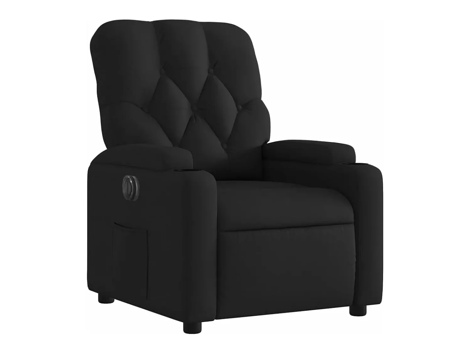 vidaxl Poltrona elétrica reclinável tecido^ Poltrona
