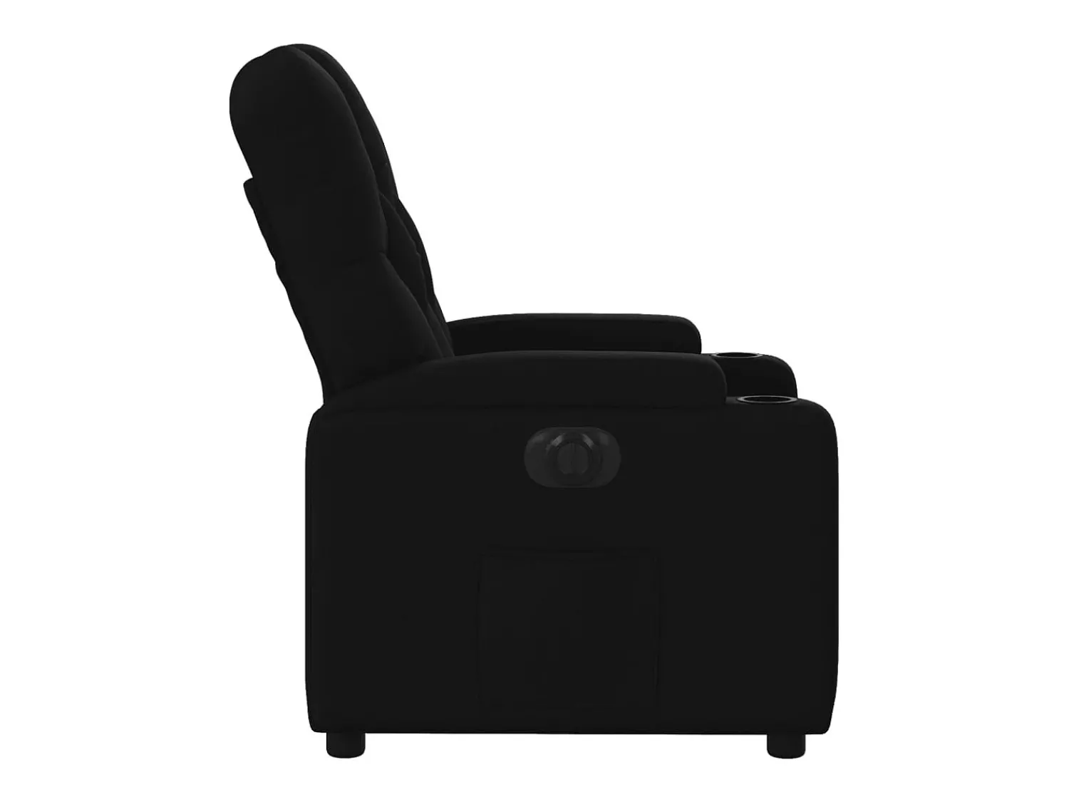 vidaxl Poltrona elétrica reclinável tecido^ Poltrona