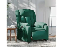 Poltrona* Poltrona elétrica reclinável tecido verde-escuro SHL986189 Verde pinho
