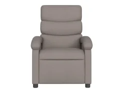 Poltrona| Poltrona elétrica reclinável tecido cinzento-acastanhado SHL373676 Taupe