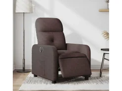 Poltrona* Poltrona elétrica reclinável tecido -escuro SHL836895 Castanho