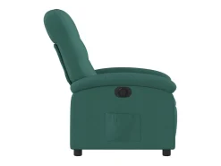 Poltrona* Poltrona elétrica reclinável tecido verde-escuro SHL384154 Verde pinho