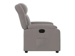 Poltrona* Poltrona elétrica reclinável tecido cinzento-acastanhado SHL219815 Taupe
