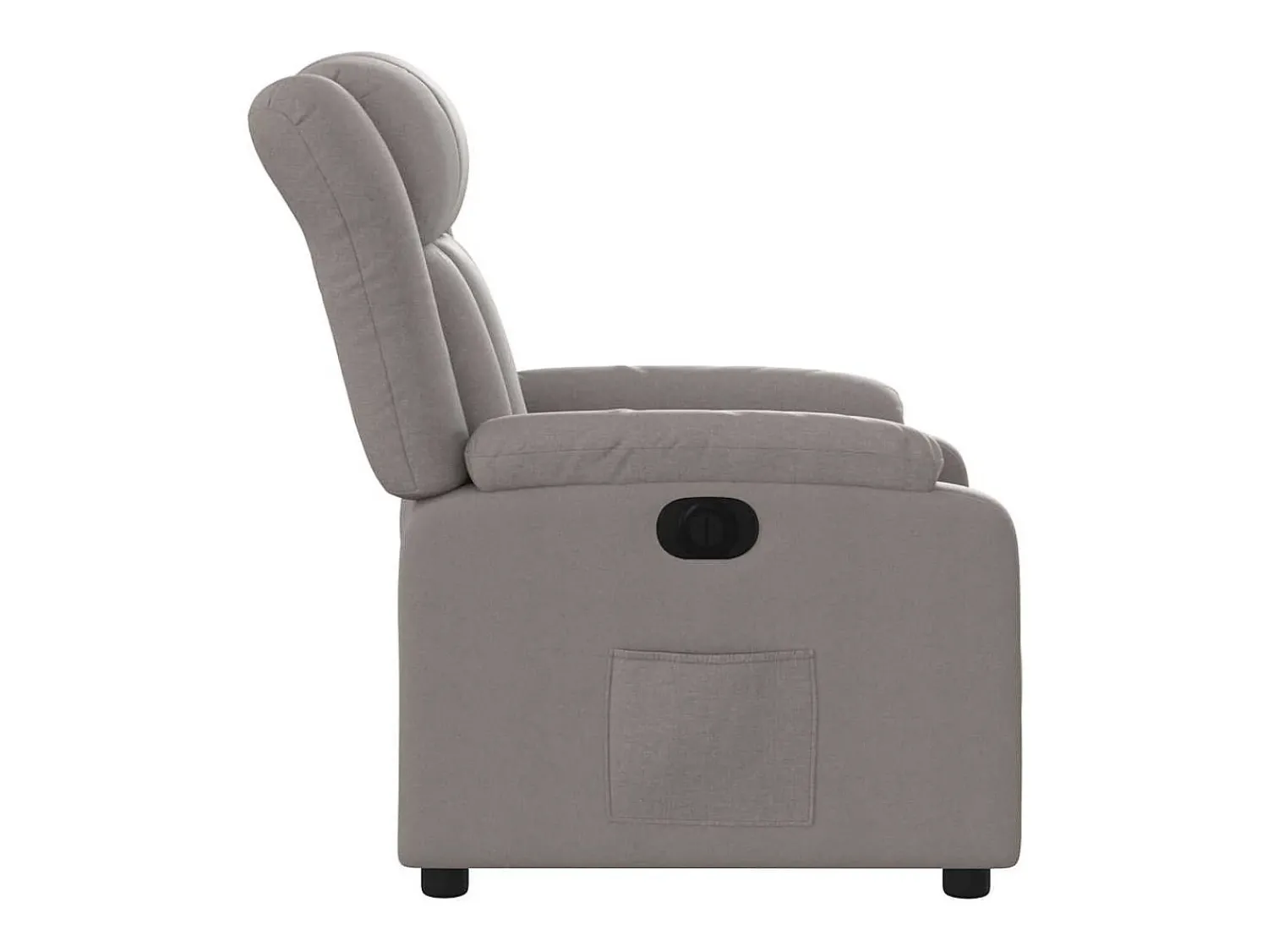 Poltrona* Poltrona elétrica reclinável tecido cinzento-acastanhado SHL219815 Taupe