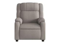 Poltrona|vidaxl Poltrona elétrica reclinável tecido cinzento-acastanhado Taupe