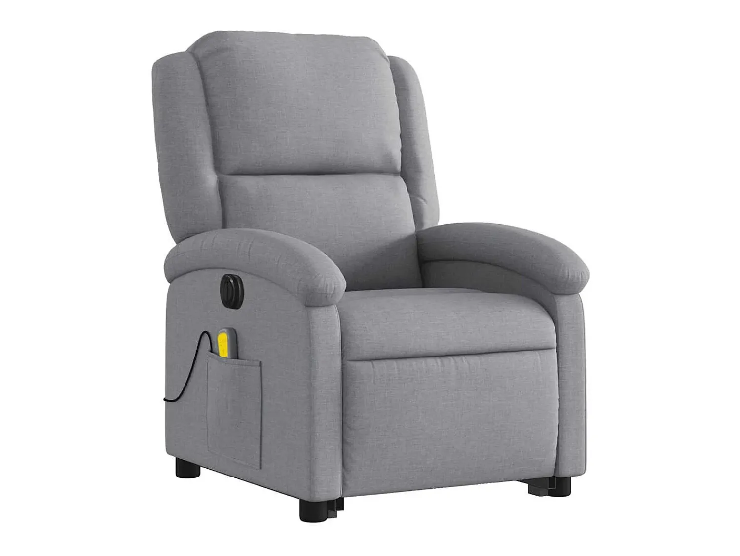Poltrona* Poltrona elétrica reclinável massagens tecido -claro SHL279381 Cinzento