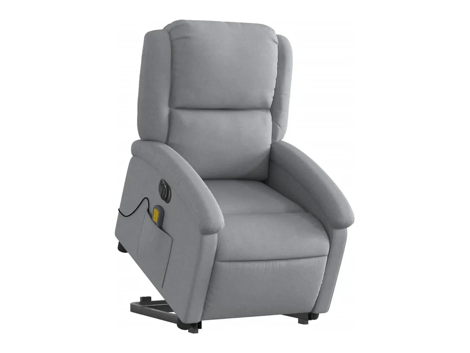 Poltrona* Poltrona elétrica reclinável massagens tecido -claro SHL279381 Cinzento