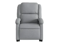 Poltrona* Poltrona elétrica reclinável massagens tecido -claro SHL279381 Cinzento