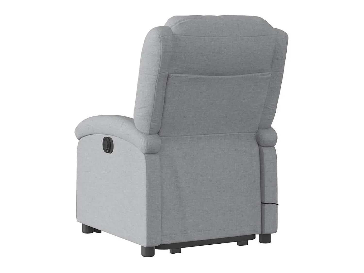 Poltrona* Poltrona elétrica reclinável massagens tecido -claro SHL279381 Cinzento