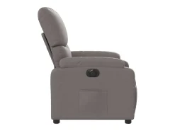Sale Poltrona elétrica reclinável tecido cinzento-acastanhado SHL81053 Taupe
