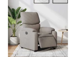 Sale Poltrona elétrica reclinável tecido cinzento-acastanhado SHL81053 Taupe
