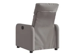 Poltrona| Poltrona elétrica reclinável tecido cinzento-acastanhado PT767673 Taupe