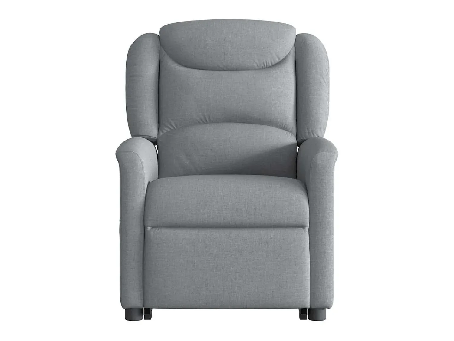Discount Poltrona elétrica reclinável massagens tecido -claro SHL162548 Cinzento