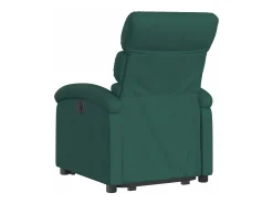 Best Poltrona elétrica reclinável/elevatória tecido -escuro PT173427 Verde