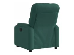 vidaxl Poltrona elétrica reclinável tecido -escuro^ Poltrona