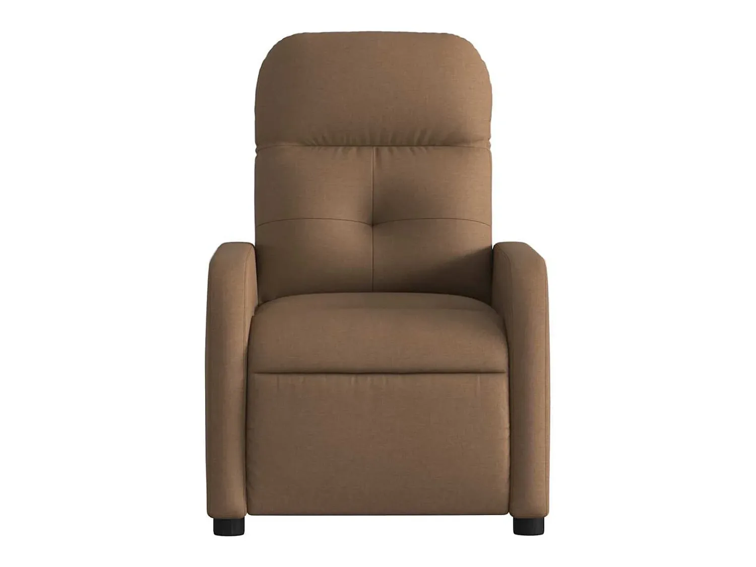 Poltrona elétrica reclinável tecido SHL729279 Castanho