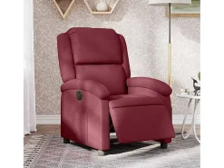 Poltrona| Poltrona elétrica reclinável tecido tinto SHL587077 Vermelho