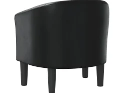 Poltrona* Poltrona em couro artificial PT316080 Preto