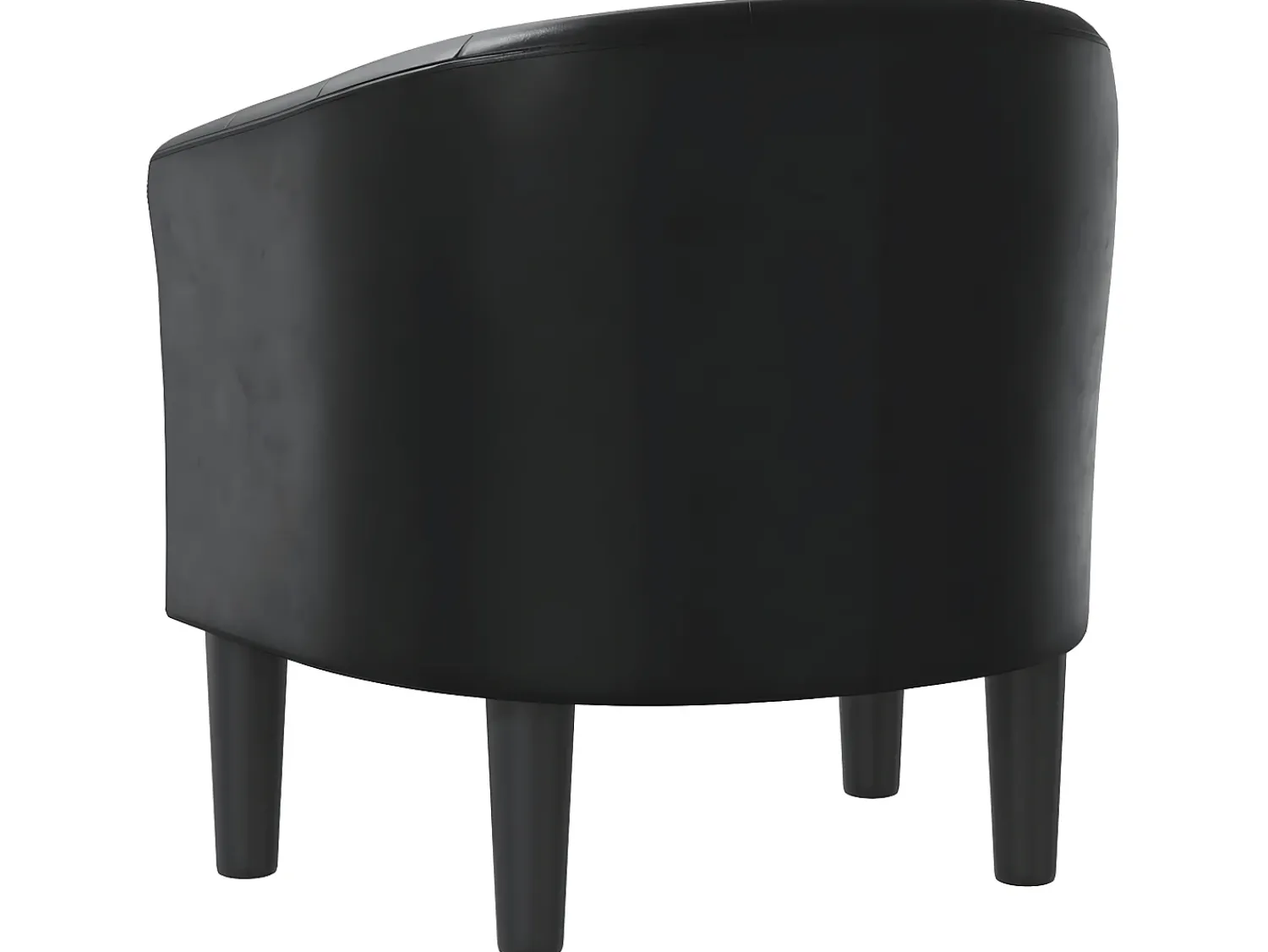 Poltrona* Poltrona em couro artificial PT316080 Preto