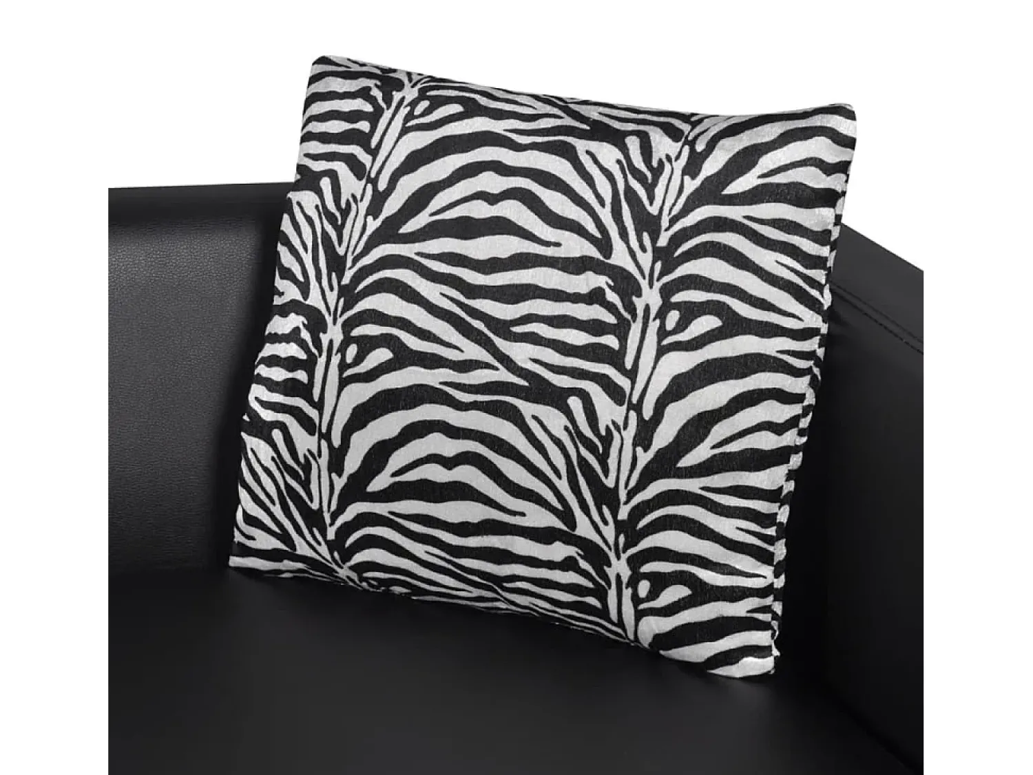 Outlet Poltrona em couro artificial PT251501 Preto