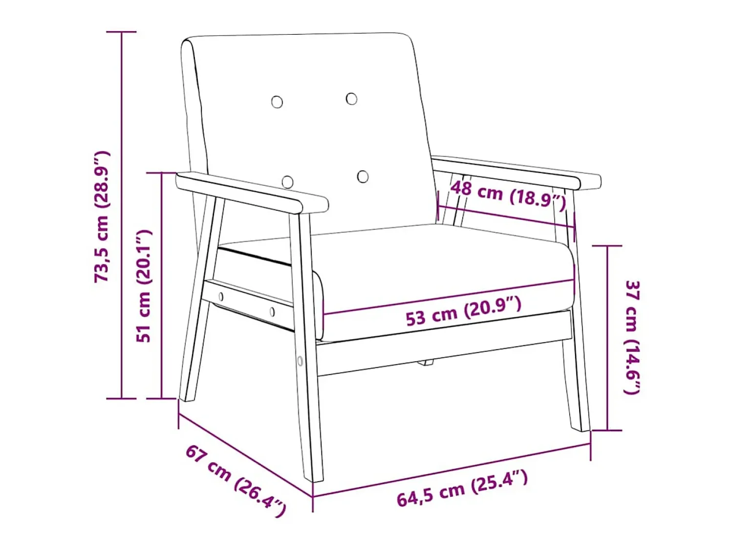 Poltrona*vidaxl Poltrona em couro artificial Preto