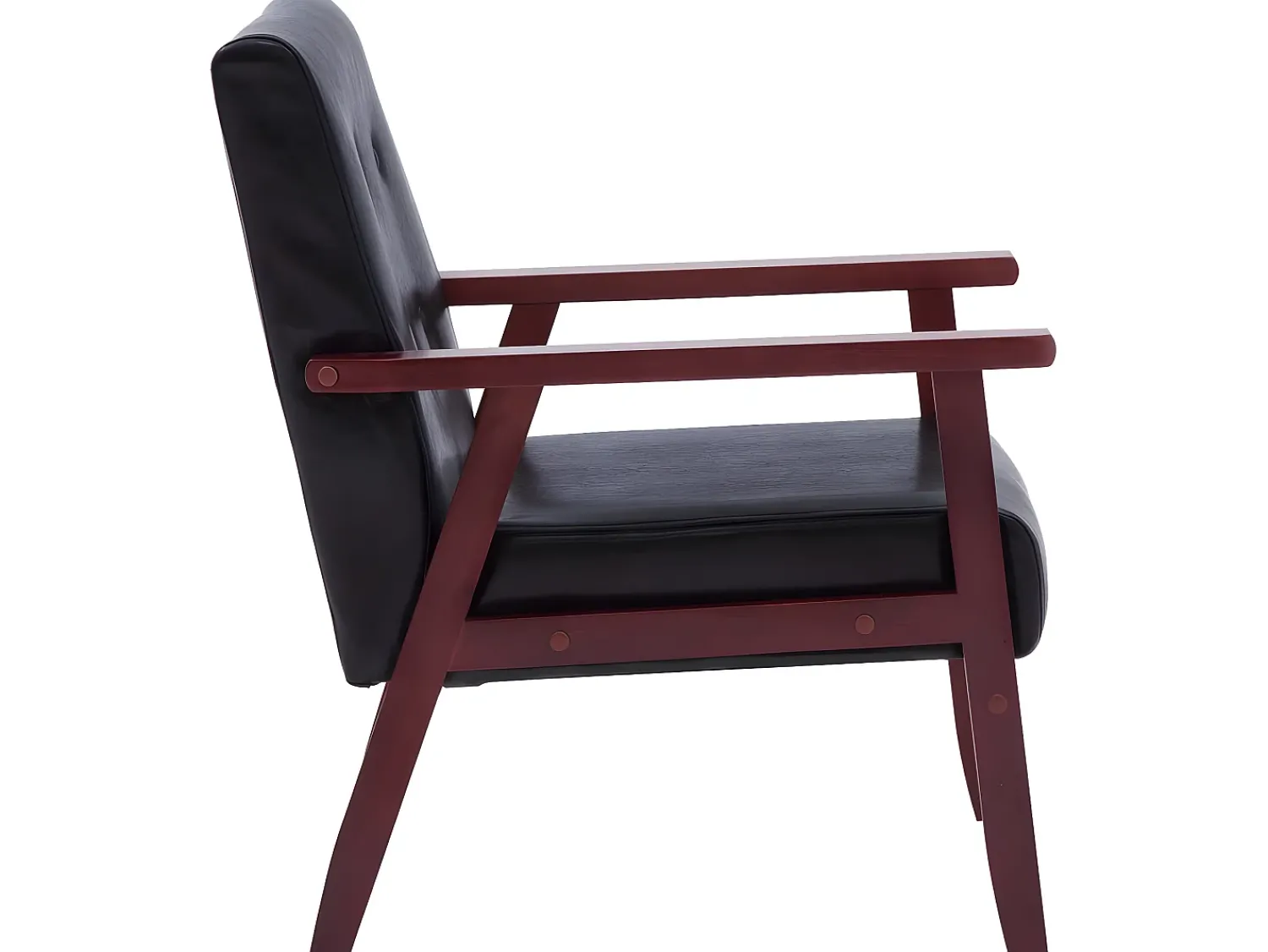 Poltrona| Poltrona em couro artificial PT300603 Preto