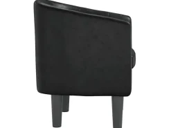 Discount Poltrona em couro artificial PT403700 Preto