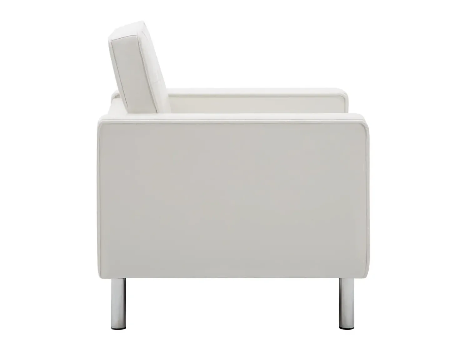 Poltrona| Poltrona em couro artificial PT759766 Branco
