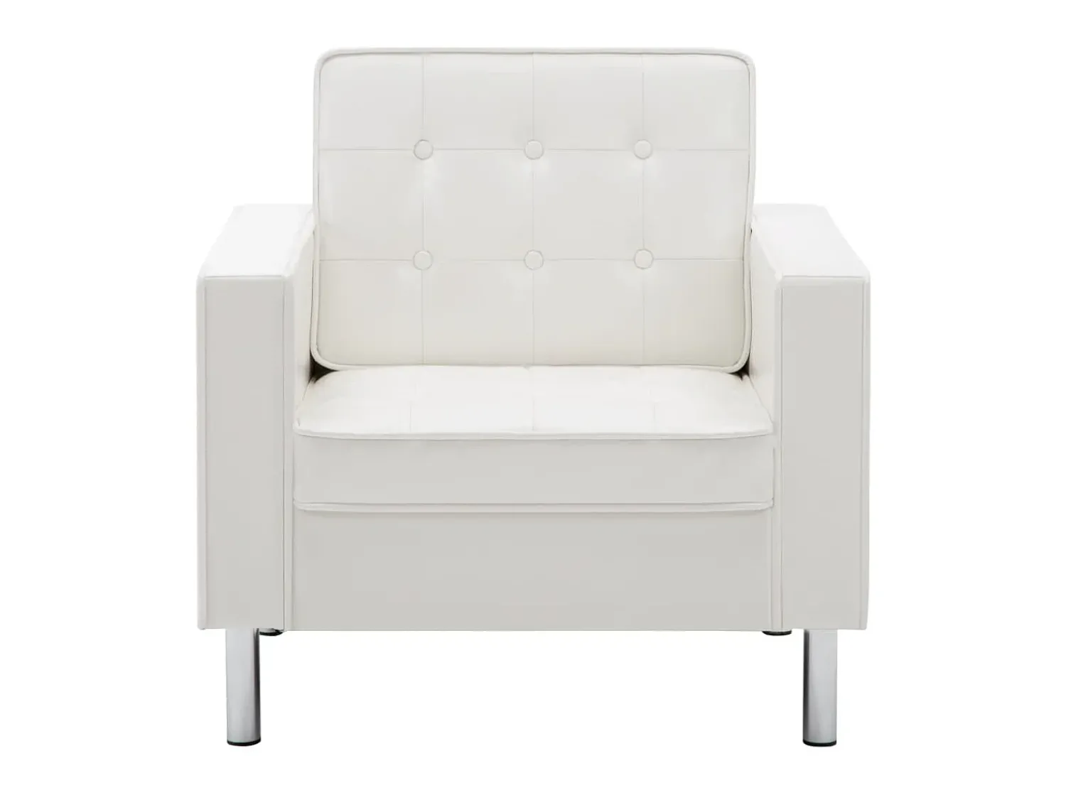 Poltrona| Poltrona em couro artificial PT759766 Branco