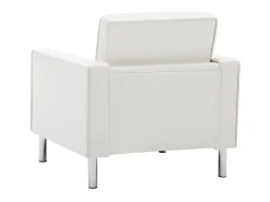 Poltrona| Poltrona em couro artificial PT759766 Branco