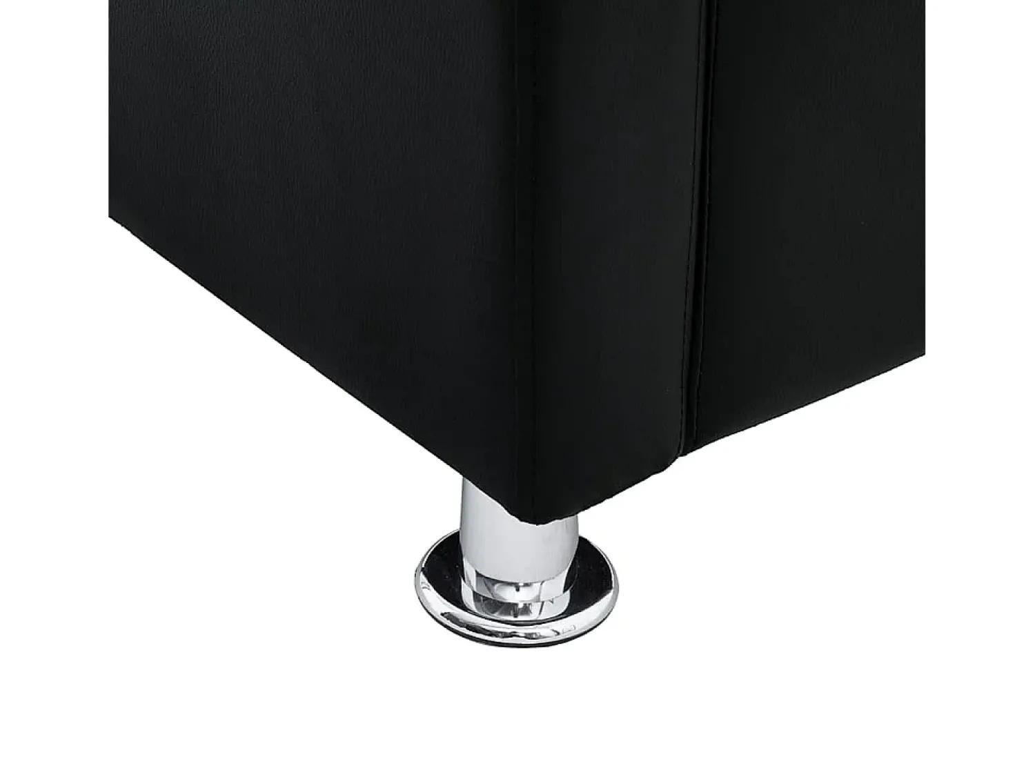 Poltrona|vidaxl Poltrona em forma de cubo couro artificial Preto