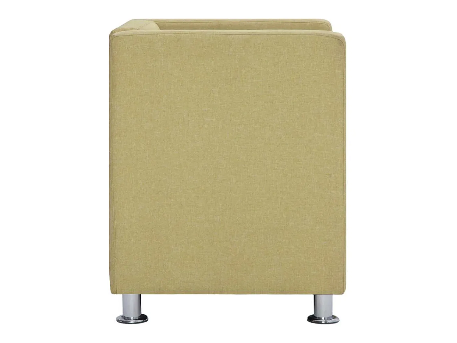 Discount vidaxl Poltrona em forma de cubo tecido Verde